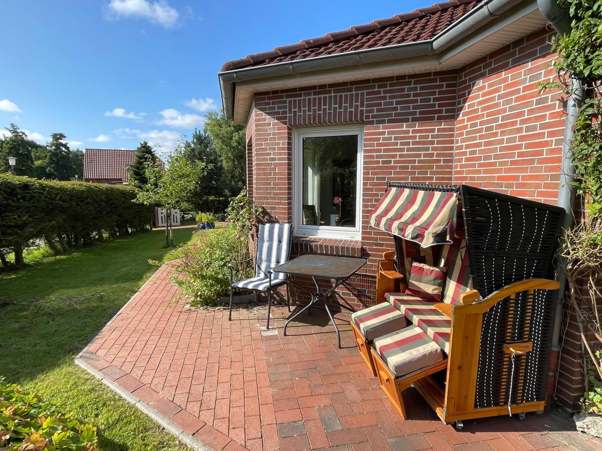 Ferienwohnung Hennis Huuske Krummhörn Exterior foto